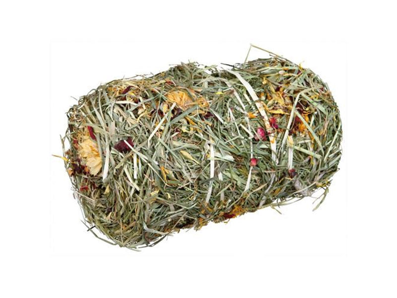 Trixie Hay Bale with Flowermix ø 10×18 cm