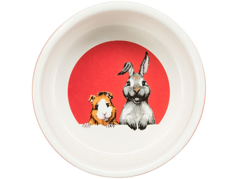 Trixie Honey & Hopper Ceramic Bowl 250 ml/ø 11 cm assorted colours