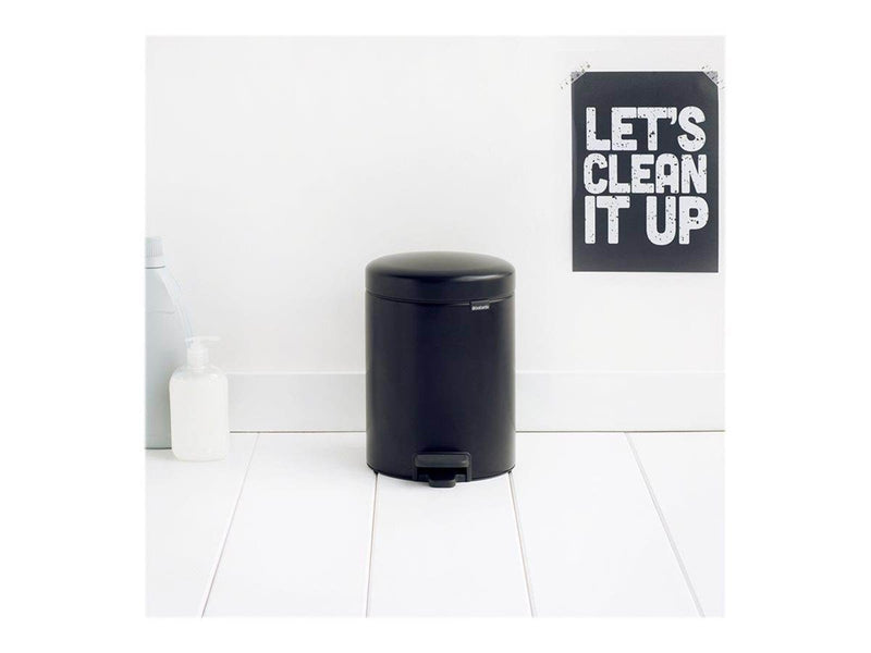 brabantia newIcon - rubbish bin - 5 L - matte black