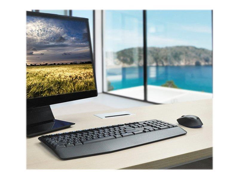 Logitech MK345 Wireless Combo - US - Tastatur & Maus Set - Universal - Schwarz
