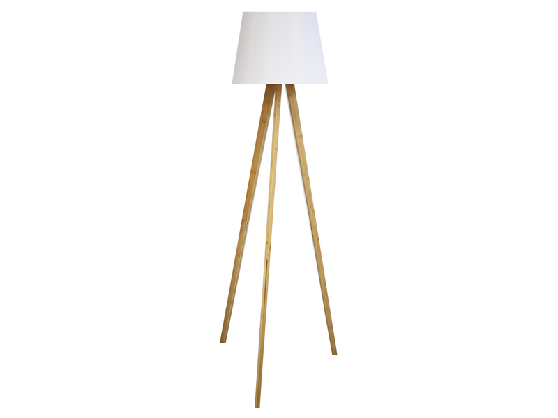 Unilux Tooka LED floor lamp white/wood