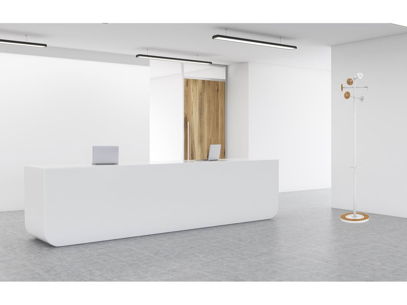 Unilux Bora Bamboo coat stand white/bamboo