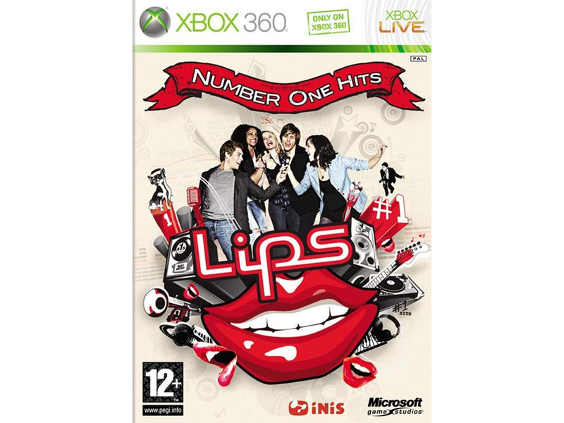 Lips: Number One Hits (Solus) - Microsoft Xbox 360 - Musik - PEGI 12