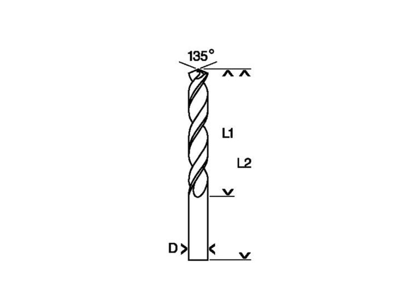 Bosch HSS TWIST DRILL TIN-COATED FOR DRILL/DRIVERS