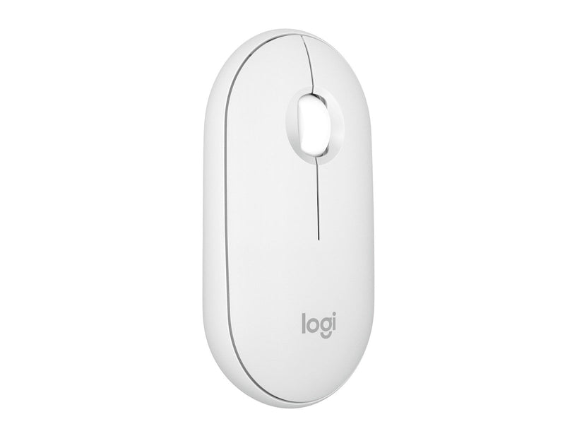 Logitech Pebble Mouse 2 M350s Wireless - Tonal White - Maus (Weiß)