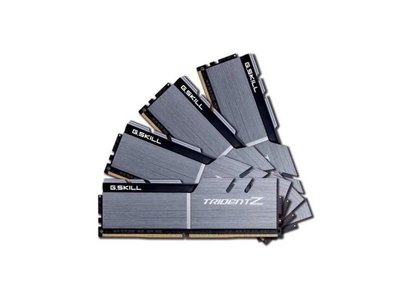 G.Skill Trident Z DDR4-3200 - 64GB - CL16 - Quad Channel (4 pcs) - Intel XMP - Silber