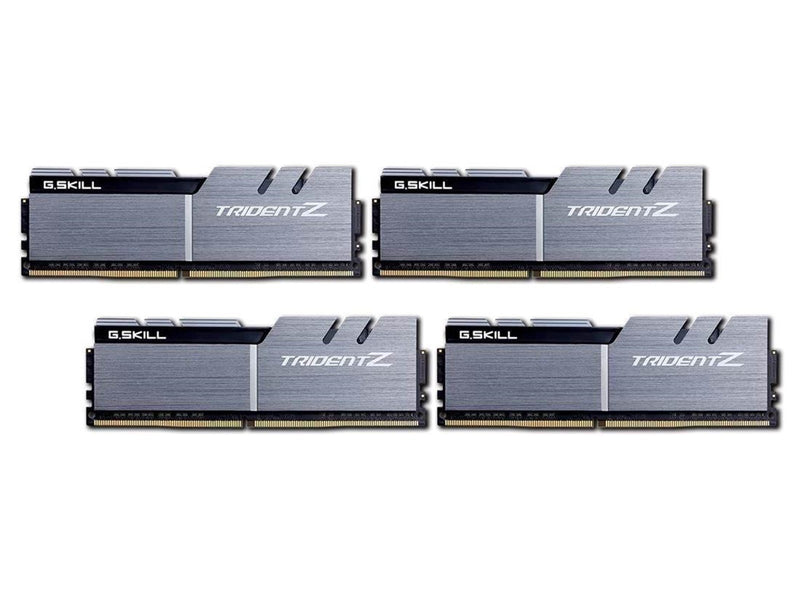 G.Skill Trident Z DDR4-3200 - 64GB - CL16 - Quad Channel (4 pcs) - Intel XMP - Silber