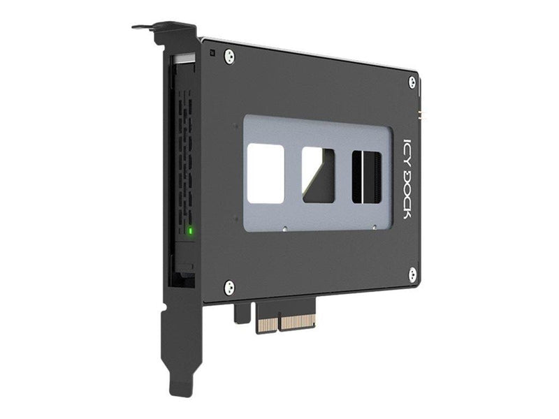 Icy dock ToughArmor MB111VP-B - storage mobile rack - U.2 / U.3 SSD mobile rack - NVMe - PCIe 4.0 x4