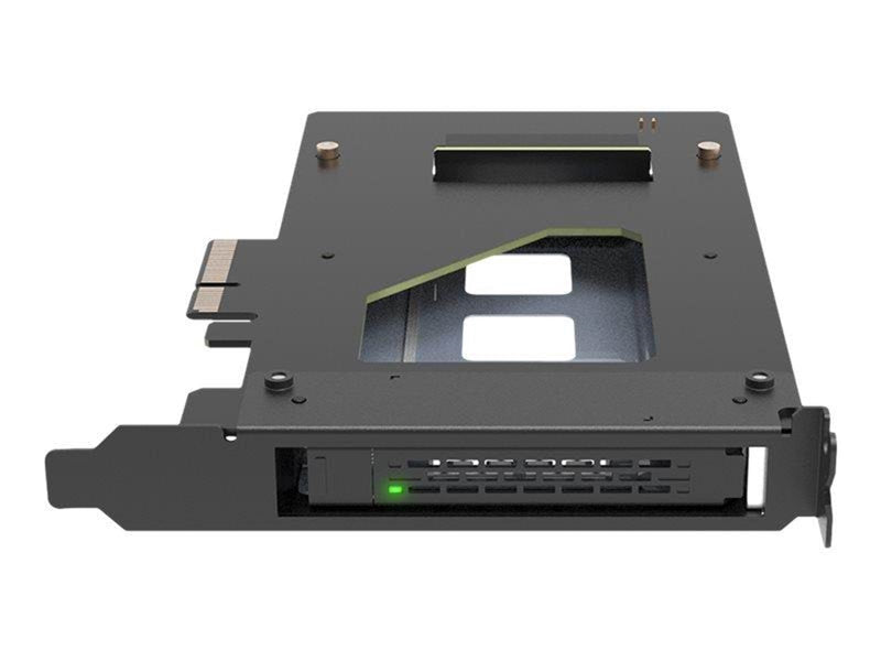 Icy dock ToughArmor MB111VP-B - storage mobile rack - U.2 / U.3 SSD mobile rack - NVMe - PCIe 4.0 x4