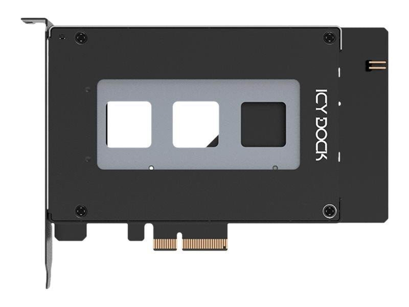 Icy dock ToughArmor MB111VP-B - storage mobile rack - U.2 / U.3 SSD mobile rack - NVMe - PCIe 4.0 x4