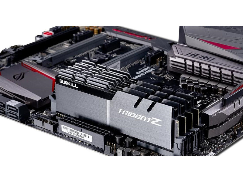G.Skill Trident Z DDR4-3200 - 64GB - CL16 - Quad Channel (4 pcs) - Intel XMP - Silber
