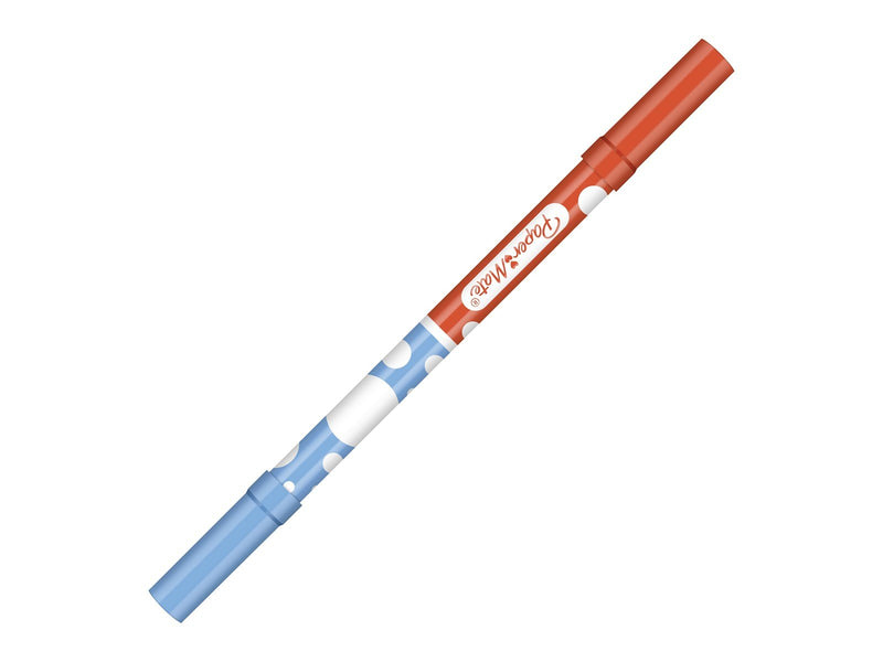 Paper Mate Malstifte mit Filzspitze für Kinder | Dual-Ended-Design | Waschbare Tinte | Verschiedene Farben | 15 Faserspitzenmark