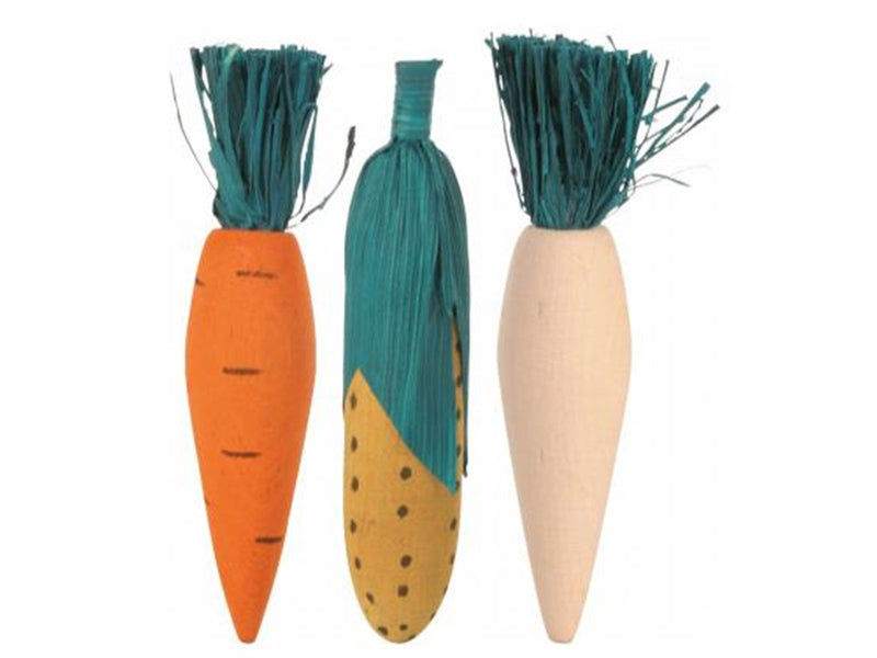 Trixie Set of Nibbling Wood 10cm