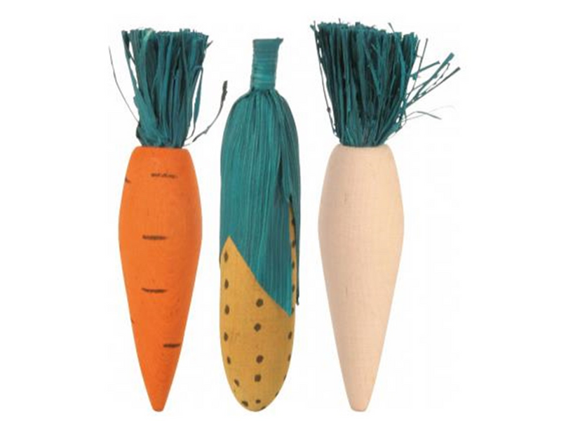 Trixie Set of Nibbling Wood 10cm