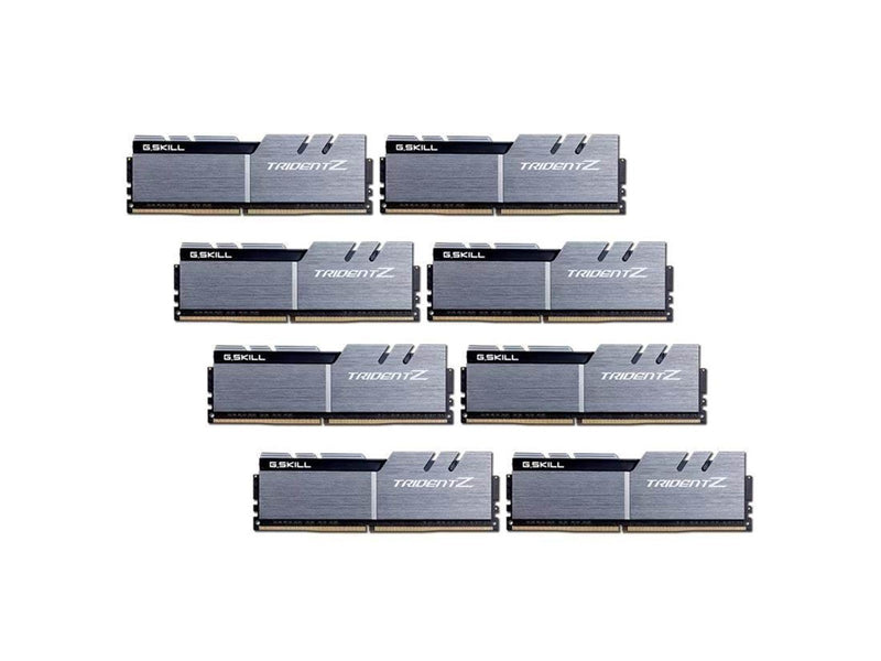 G.Skill Trident Z DDR4-3200 - 64GB - CL16 - Octa Channel (8 pcs) - Intel XMP - Silber