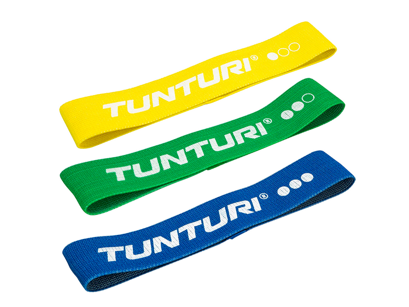 Tunturi Textile elastic set 3 pcs.
