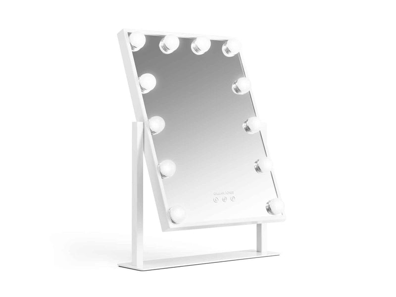 Gillian Jones LED Light Hollywood Mirror White