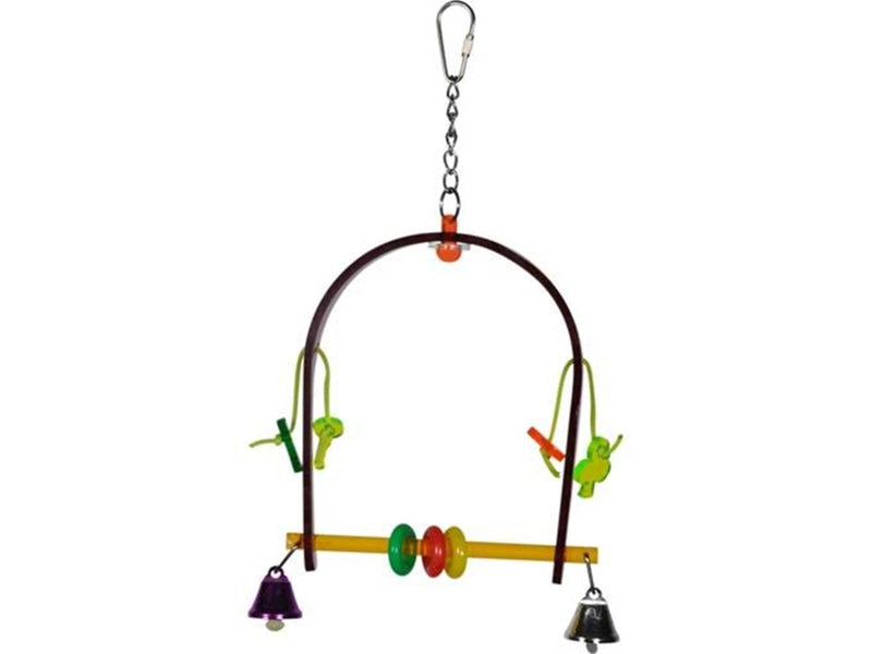 VADIGRAN Bird Toy plexi Swing multi color 26cm