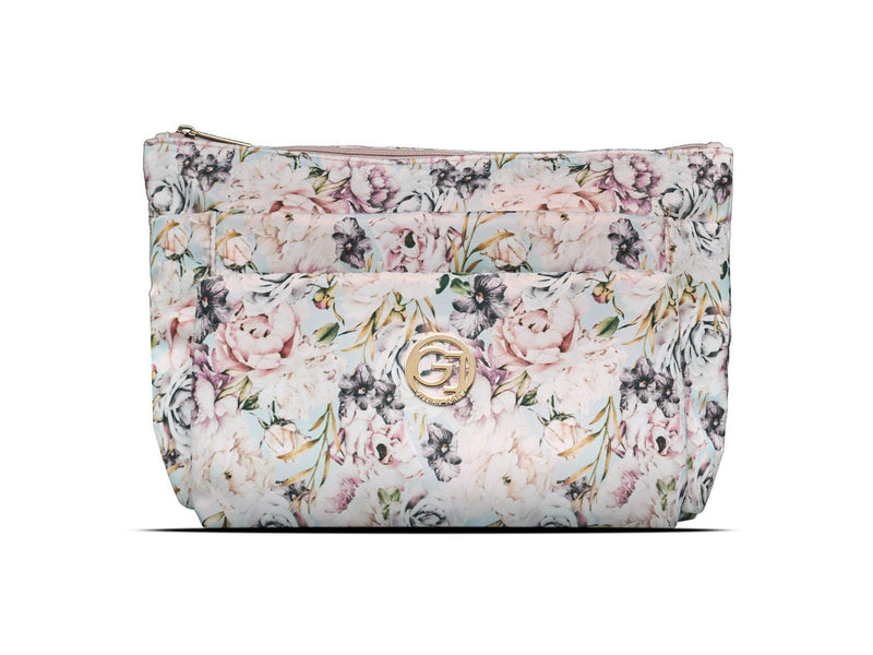 Gillian Jones 3-room cosmetic bag - Rose flowerp