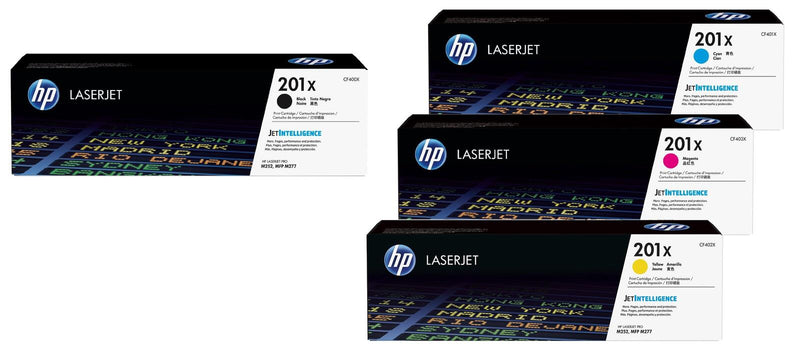 HP Original 201X Toner - 4er Multipack (CF401X, CF402X, CF403X, CF400X)