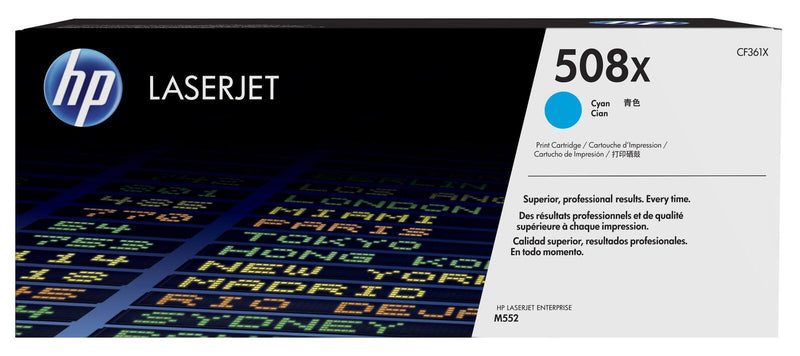 HP Original 508X Toner - cyan (CF361X)