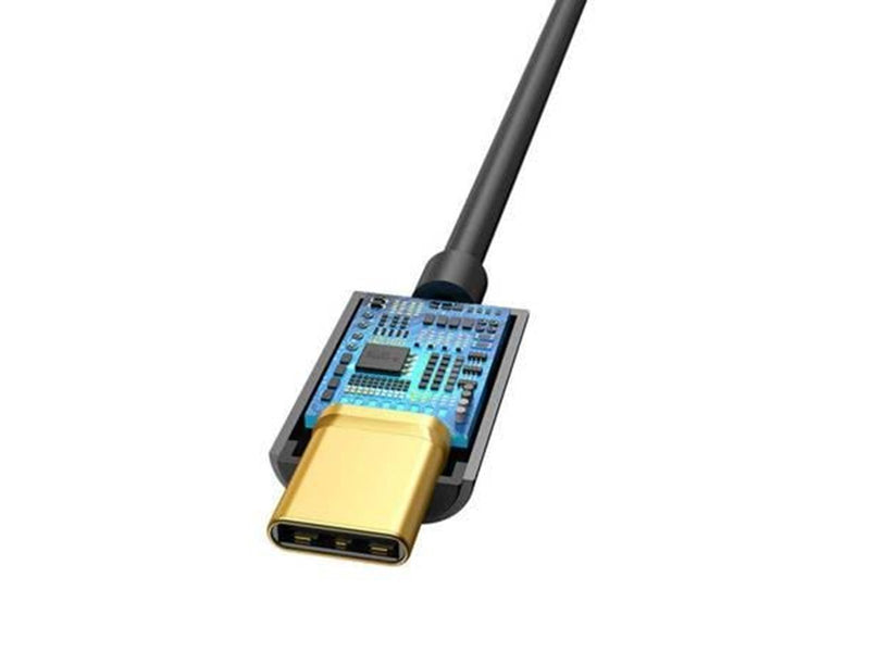 Baseus L54 Audio Adapter USB-C + mini jack 3.5mm (Black)