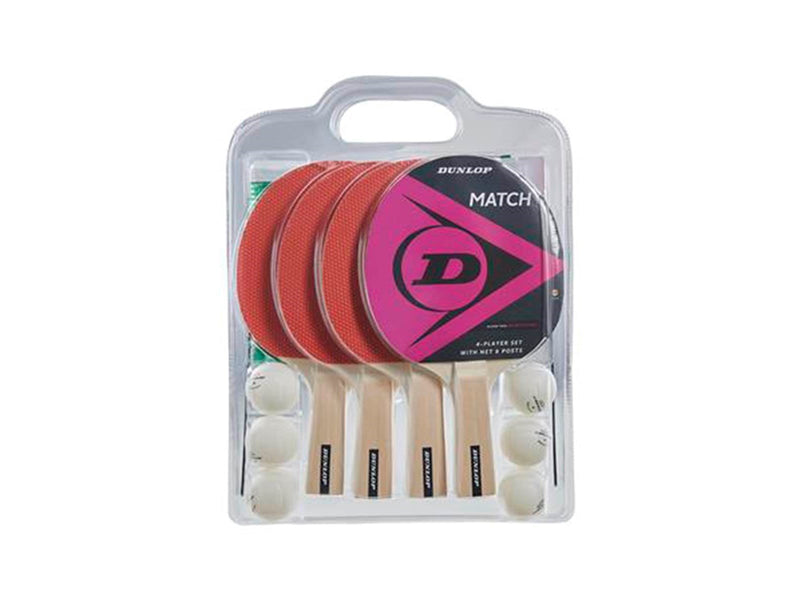 Dunlop MATCH 4 Player Tabletennis Set