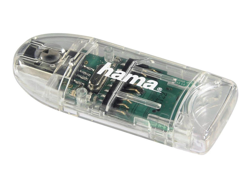Hama "8in1" USB 2.0 Card Reader SD / microSD transparent