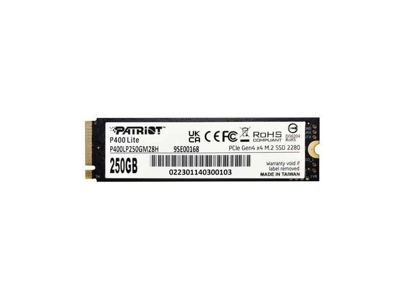 Patriot P400 Lite SSD - 500GB - PCIe 4.0 - M.2 2280