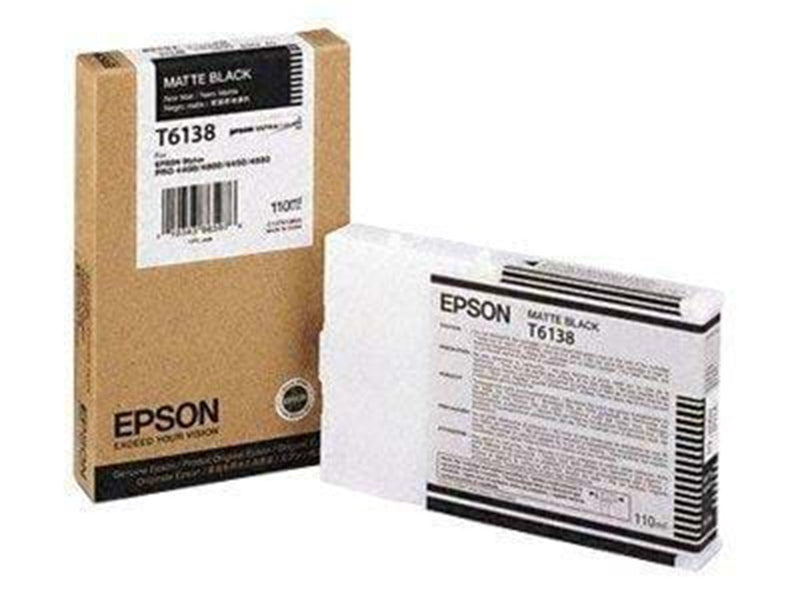 Epson T6138 Matt Black - Tintenpatrone Matt Schwarz