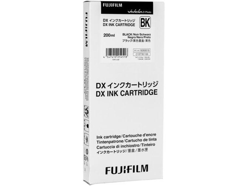 Fujifilm DX Ink Cartridge 200 ml black - Tintenpatrone Schwarz