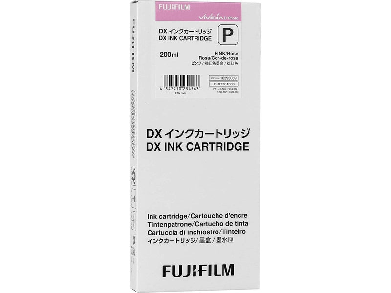 Fujifilm DX Ink Cartridge 200 ml pink - Tintenpatrone Rosa