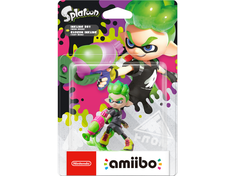 Nintendo Amiibo Inkling Boy Neon Green (Splatoon Collection)