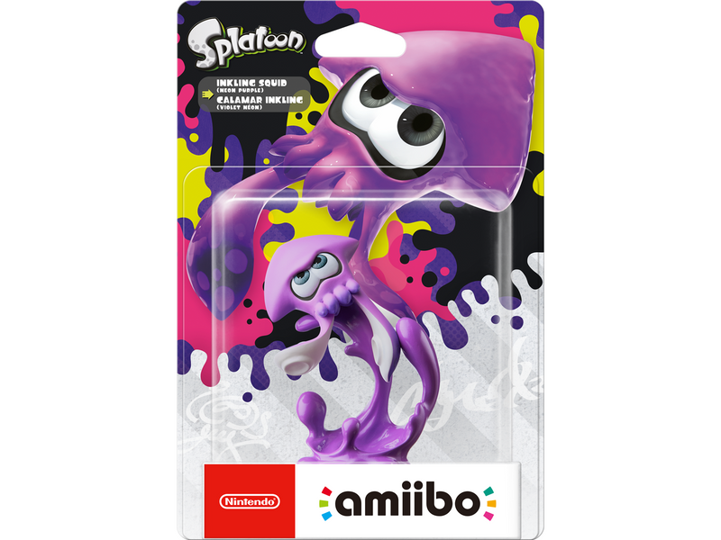Nintendo Splatoon Inkling Squid Neon Purple - Amiibo