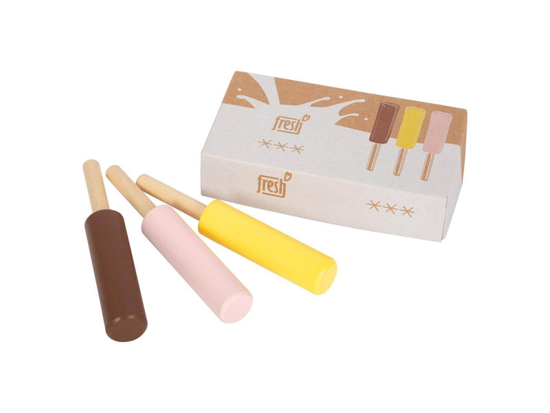 Small Foot Wooden Play Food Ice Cream 3 pcs