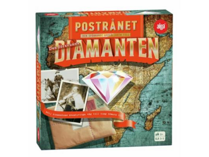 Alga Den försvunna diamanten Postrånet