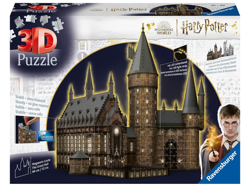 Ravensburger Hogwarts Castle Great Hall Night Edition 540p 3D Puzzle