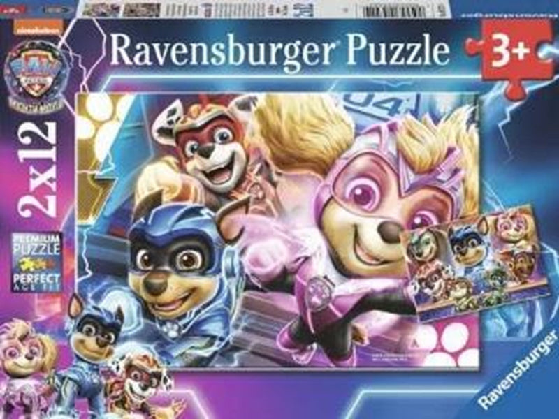 Ravensburger Paw Patrol The Mighty Movie 2x12p