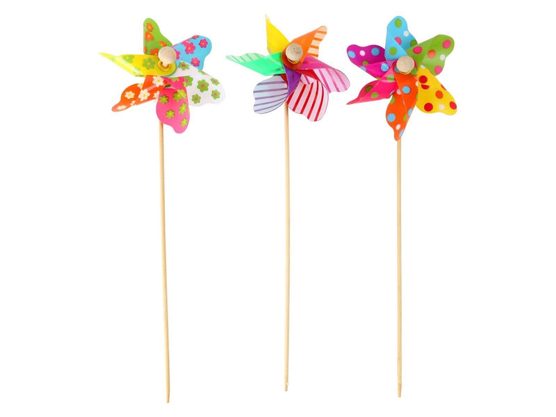 Small Foot - Wooden Windmill Flowers 28cm