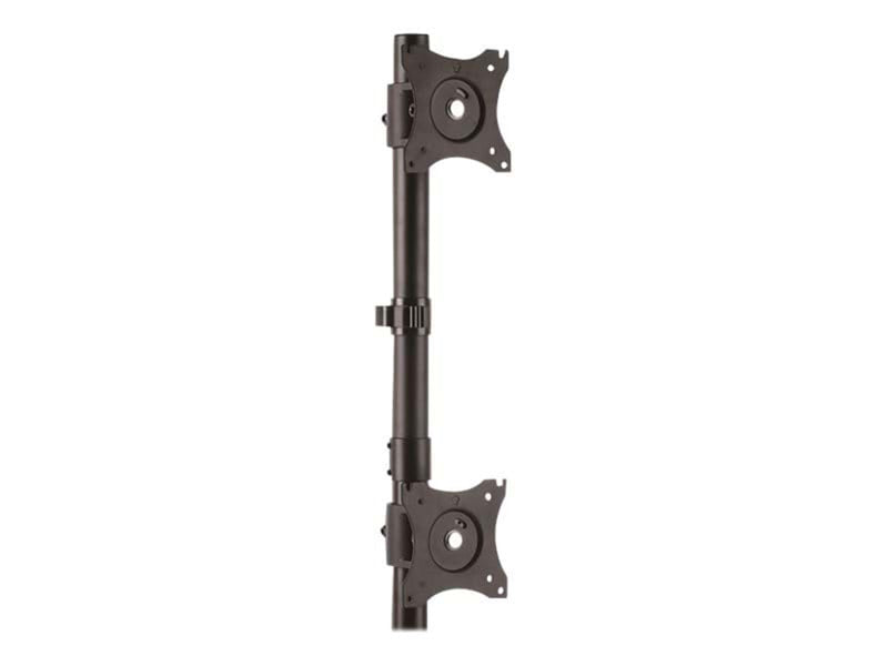 StarTech.com Vertical Dual Monitor Stand - Steel - For Monitors up to 27in