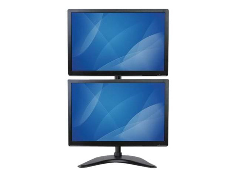 StarTech.com Vertical Dual Monitor Stand - Steel - For Monitors up to 27in