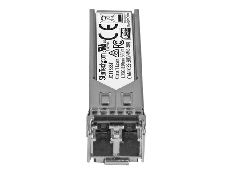 StarTech.com Gigabit Fiber 1000Base-SX SFP Transceiver Module - HP JD118B Compatible - MM LC - 550m (1804 ft)