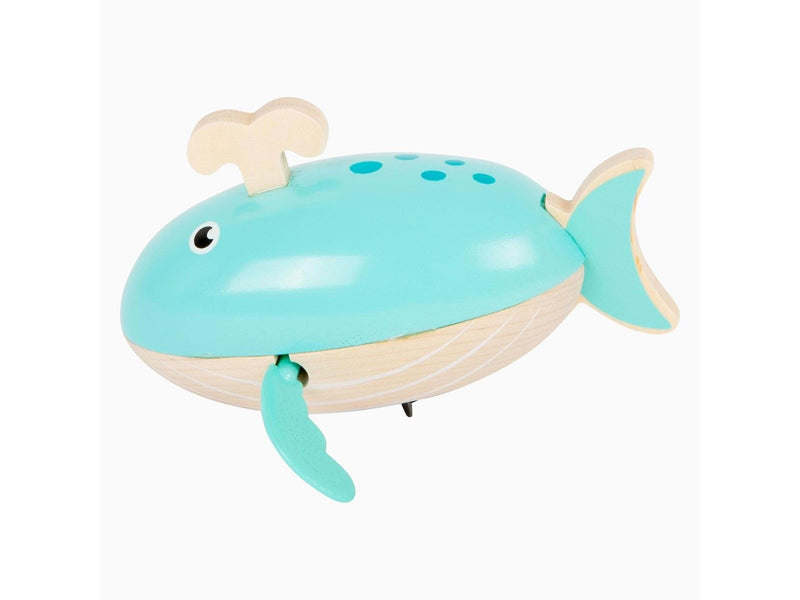 Small Foot - Bath Toy Wooden Whale Wind Up