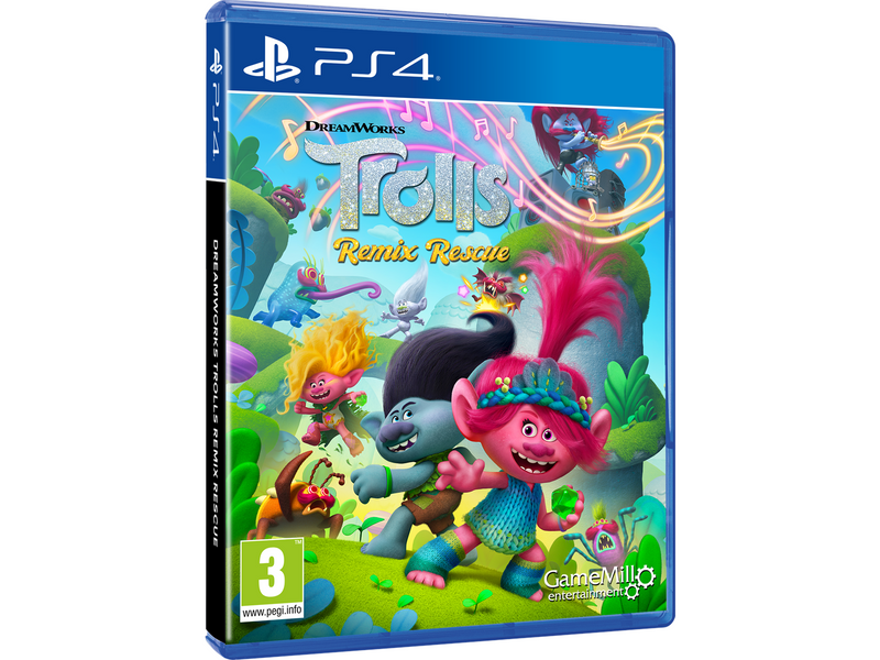 DreamWorks Trolls Remix Rescue - Sony PlayStation 4 - Action - PEGI 3