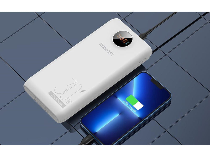 ROMOSS SW20S Pro Powerbank (Akku) - Weiß - 20000 mAh