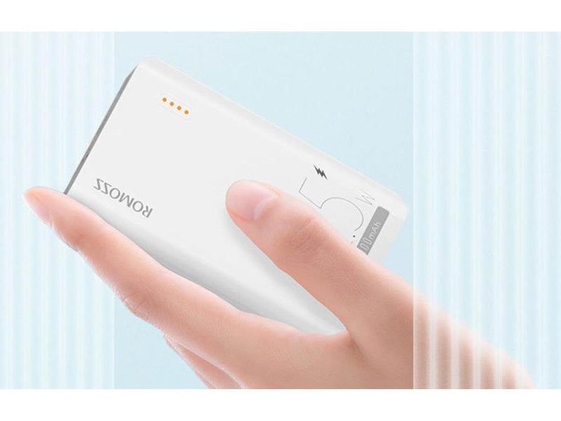 ROMOSS SENSE4SF Powerbank (Akku) - Weiß - 10000 mAh
