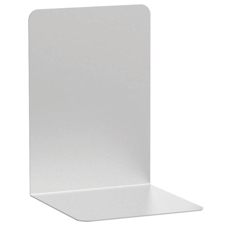 MAUL Buchstützen silber 12,0 x 12,0 x 17,5 cm - 2 Stück