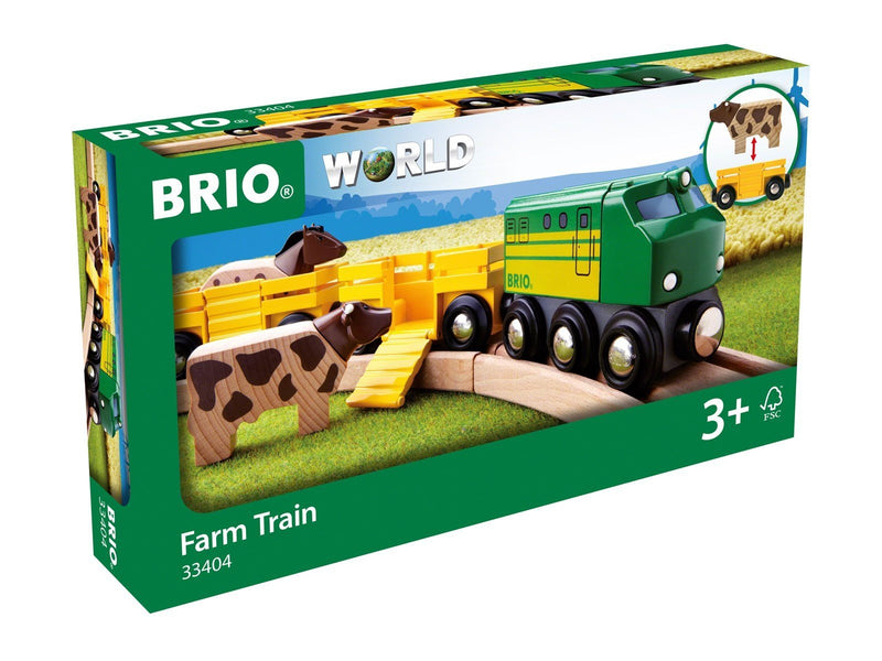 Brio Farm Train Set