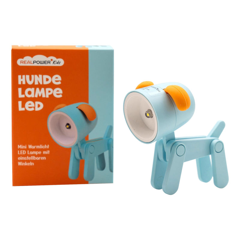 RealPower LED-Tier Taschenlampe Blauer Hund