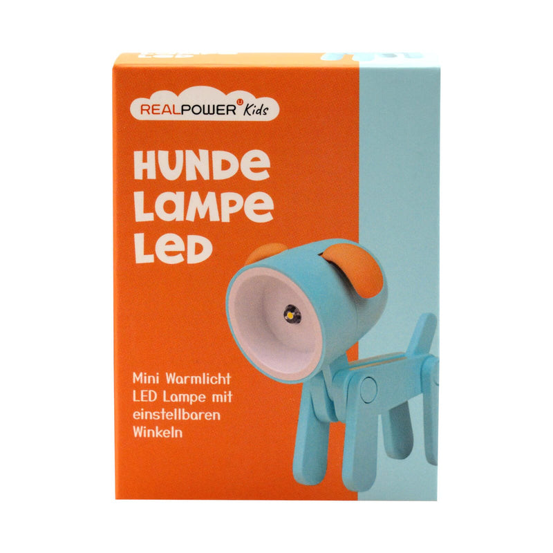 RealPower LED-Tier Taschenlampe Blauer Hund